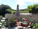 La terrasse avec vue sur les vignes